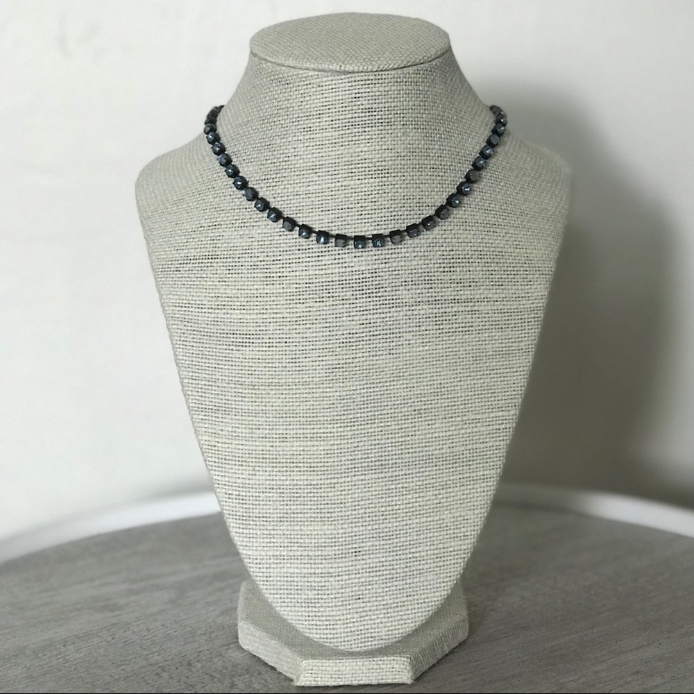 ⬇️ PRICE DROP! Blue Chrome Clasped Choker